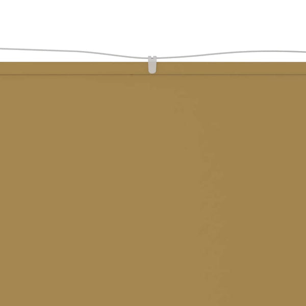 Senkrechtmarkise Beige 140x270 cm Oxford-Gewebe