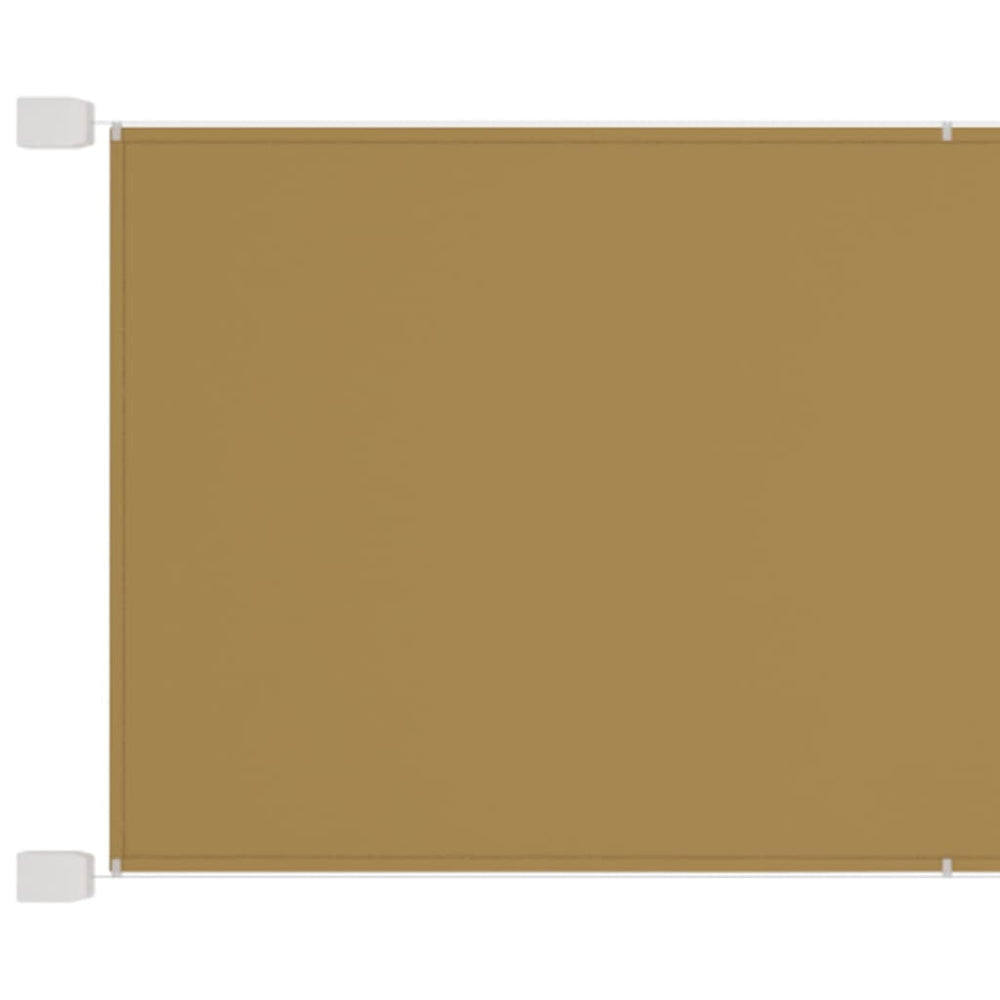 vidaXL Vertical Awning Beige 140x420 cm Oxford Fabric