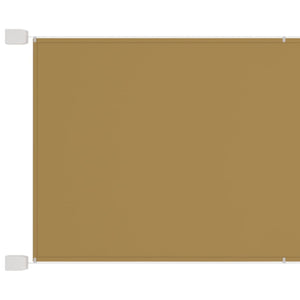 Senkrechtmarkise Beige 140x420 cm Oxford-Gewebe