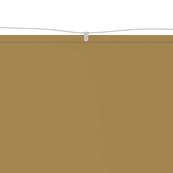 Senkrechtmarkise Beige 140x420 cm Oxford-Gewebe