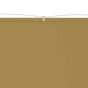 Senkrechtmarkise Beige 140x600 cm Oxford-Gewebe