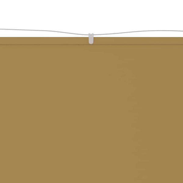 Senkrechtmarkise Beige 140x600 cm Oxford-Gewebe