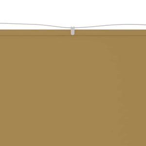 Senkrechtmarkise Beige 140x800 cm Oxford-Gewebe