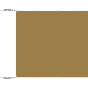 Senkrechtmarkise Beige 140x1000 cm Oxford-Gewebe