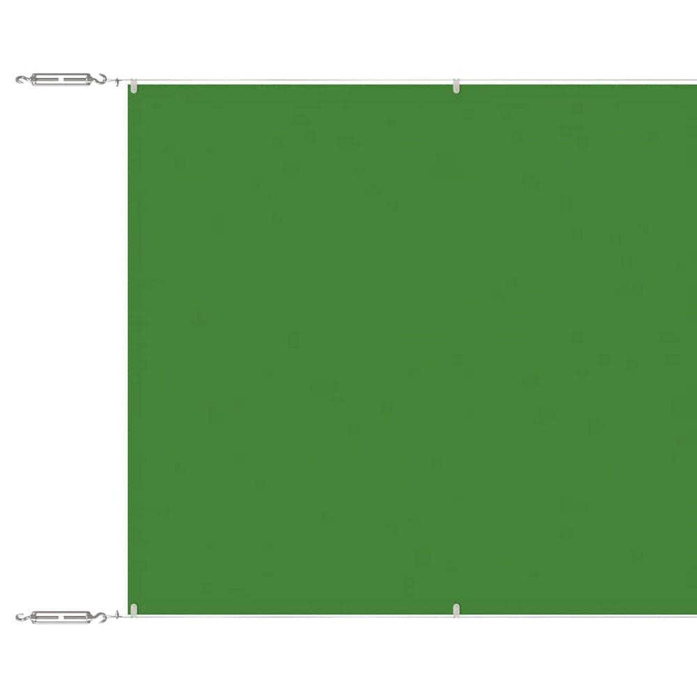Senkrechtmarkise Hellgrün 100x1200 cm Oxford-Gewebe
