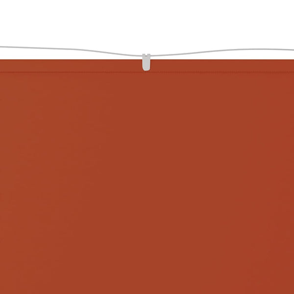 Senkrechtmarkise Terrakotta 60x1000 cm Oxford-Gewebe