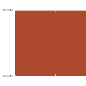 Senkrechtmarkise Terrakotta 100x800 cm Oxford-Gewebe