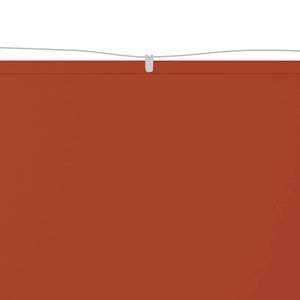 Senkrechtmarkise Terrakotta 100x800 cm Oxford-Gewebe