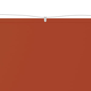 Senkrechtmarkise Terrakotta 100x1200 cm Oxford-Gewebe