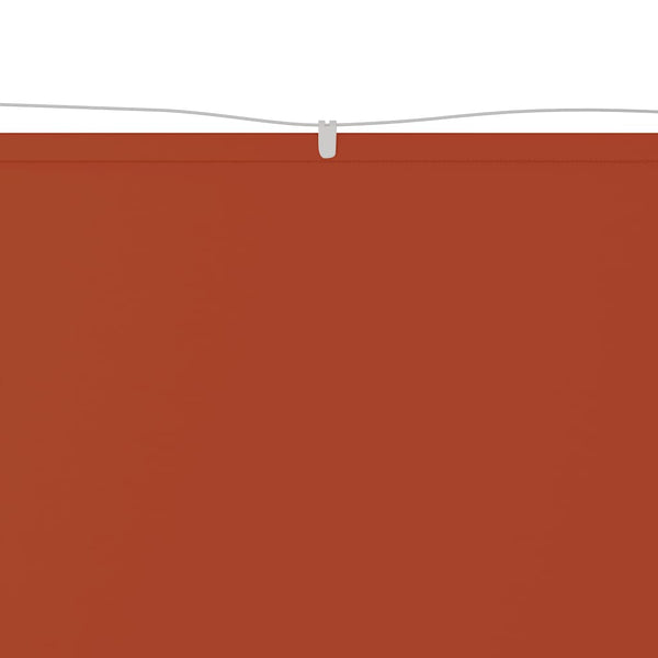 Senkrechtmarkise Terrakotta 100x1200 cm Oxford-Gewebe