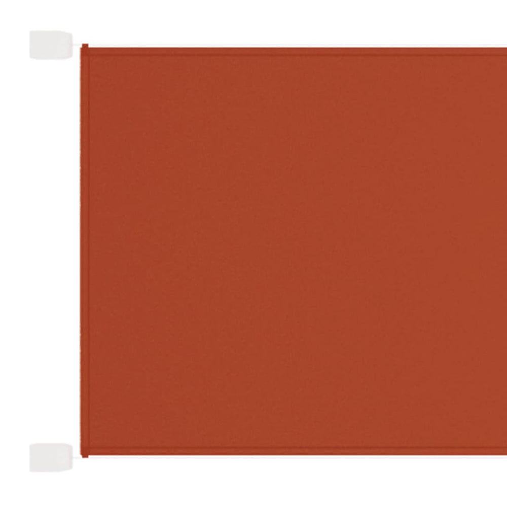 Senkrechtmarkise Terrakotta 140x360 cm Oxford-Gewebe