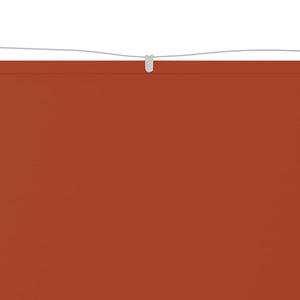 Senkrechtmarkise Terrakotta 140x360 cm Oxford-Gewebe