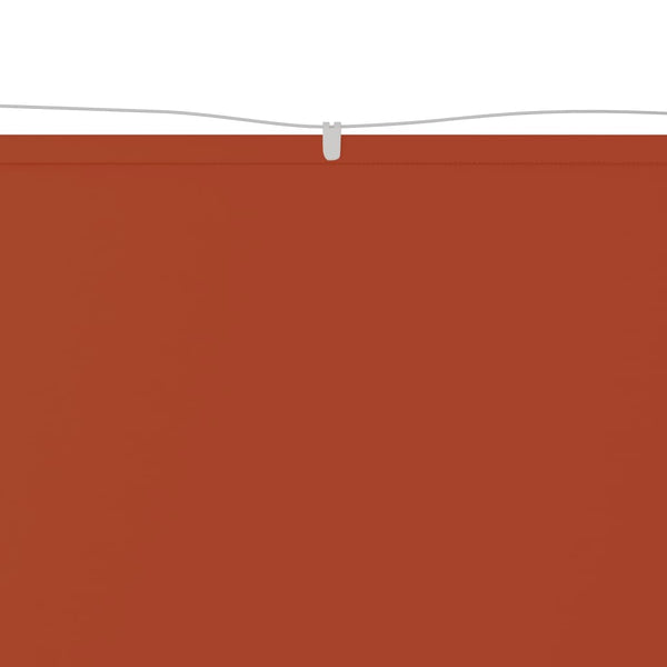 Senkrechtmarkise Terrakotta 140x360 cm Oxford-Gewebe