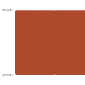 Senkrechtmarkise Terrakotta 140x800 cm Oxford-Gewebe