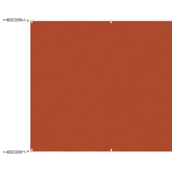 Senkrechtmarkise Terrakotta 140x800 cm Oxford-Gewebe