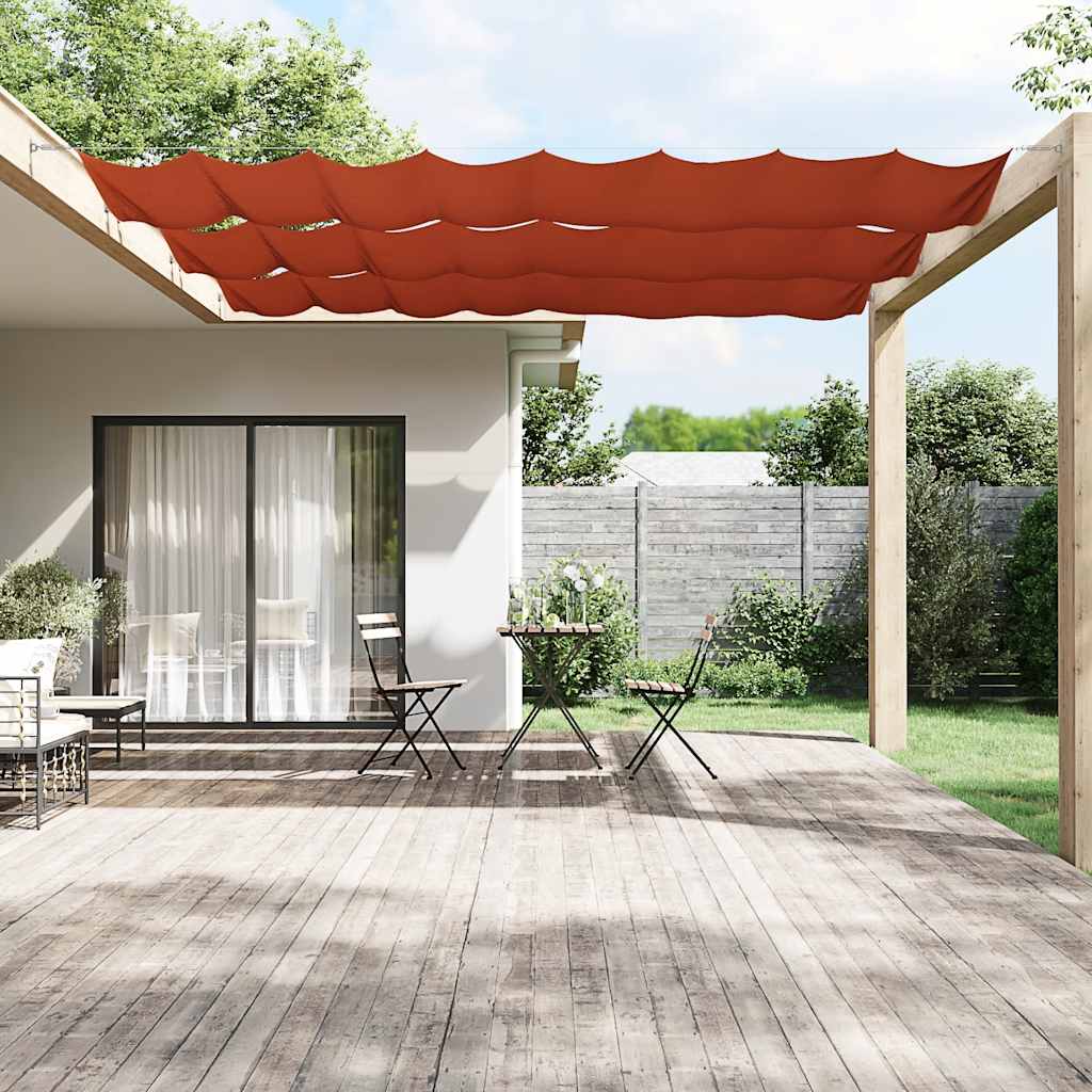 Senkrechtmarkise Terrakotta 140x800 cm Oxford-Gewebe