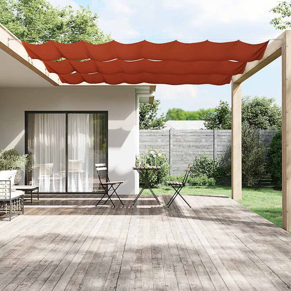 Senkrechtmarkise Terrakotta 140x800 cm Oxford-Gewebe