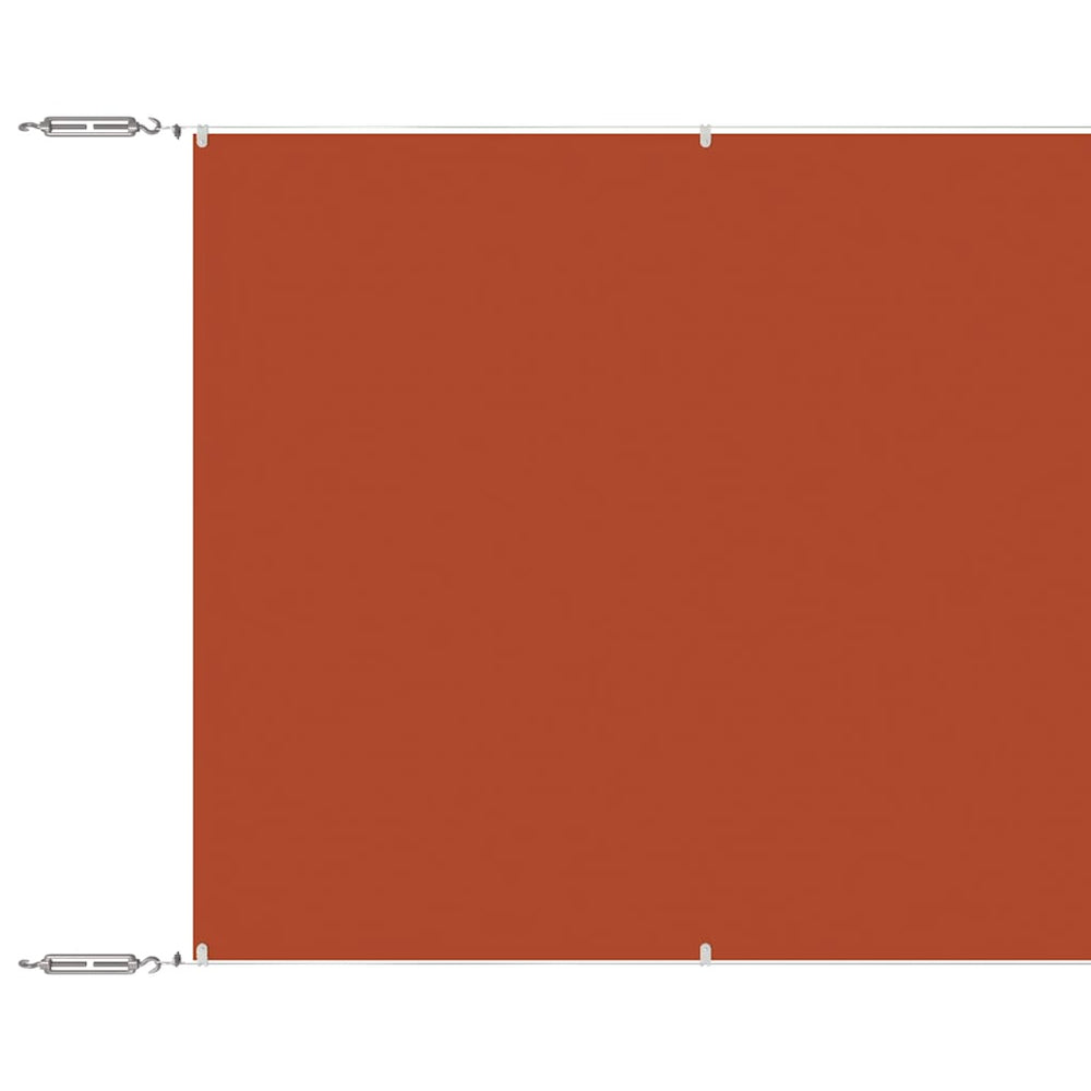Senkrechtmarkise Terrakotta 180x1200 cm Oxford-Gewebe