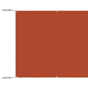 Senkrechtmarkise Terrakotta 180x1200 cm Oxford-Gewebe