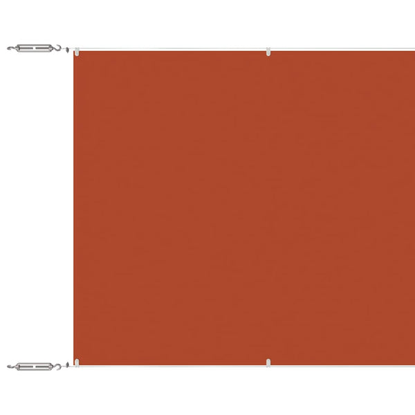 Senkrechtmarkise Terrakotta 180x1200 cm Oxford-Gewebe
