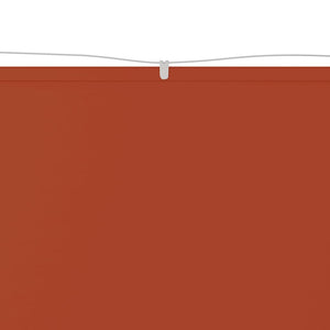Senkrechtmarkise Terrakotta 180x1200 cm Oxford-Gewebe