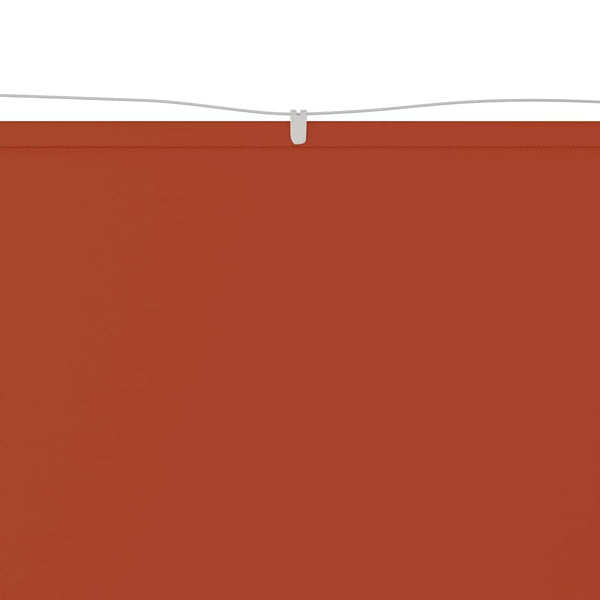 Senkrechtmarkise Terrakotta 180x1200 cm Oxford-Gewebe