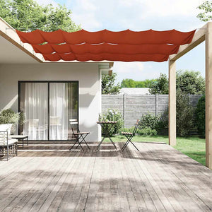 Senkrechtmarkise Terrakotta 180x1200 cm Oxford-Gewebe