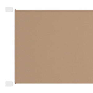 Senkrechtmarkise Taupe 140x420 cm Oxford-Gewebe