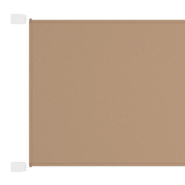Senkrechtmarkise Taupe 140x420 cm Oxford-Gewebe