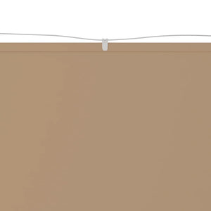 Senkrechtmarkise Taupe 140x420 cm Oxford-Gewebe