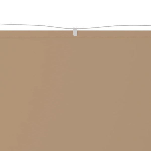 Senkrechtmarkise Taupe 140x420 cm Oxford-Gewebe