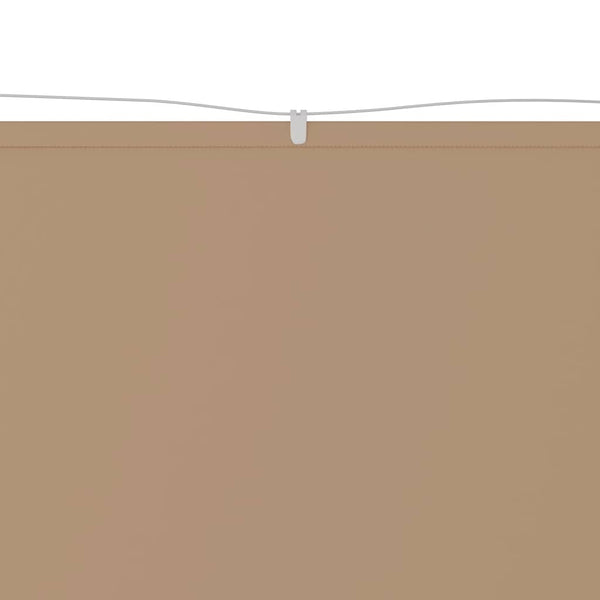 Senkrechtmarkise Taupe 140x600 cm Oxford-Gewebe
