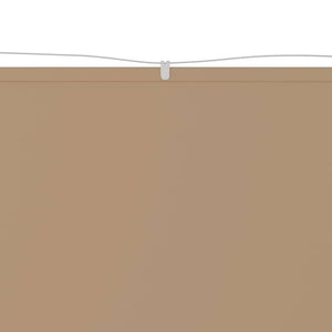 Senkrechtmarkise Taupe 140x800 cm Oxford-Gewebe