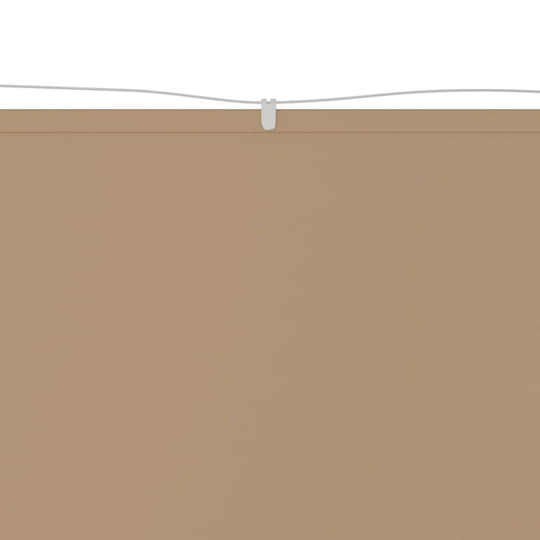 Senkrechtmarkise Taupe 180x1000 cm Oxford-Gewebe