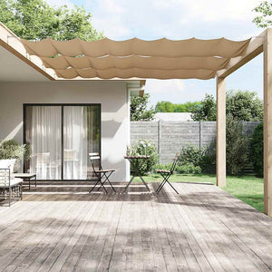 Senkrechtmarkise Taupe 180x1000 cm Oxford-Gewebe