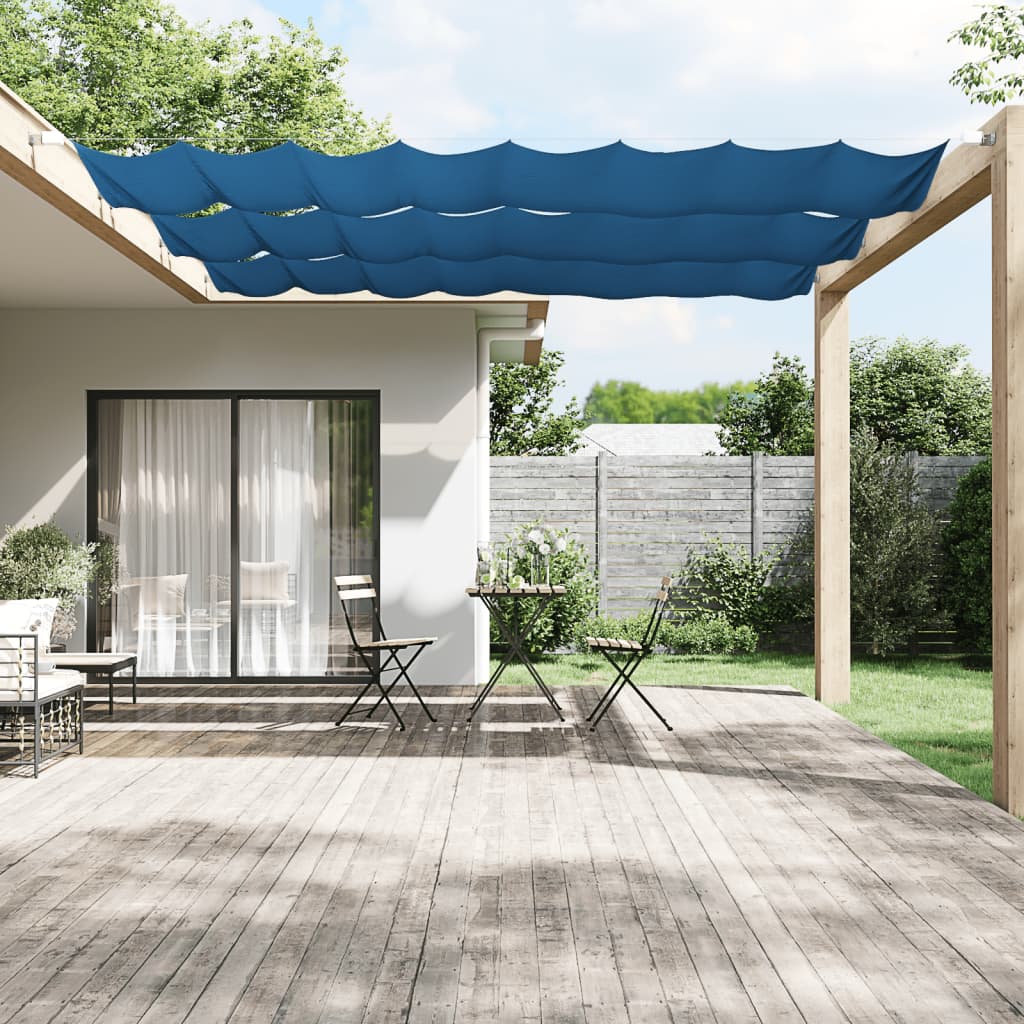 Senkrechtmarkise Blau 60x360 cm Oxford-Gewebe
