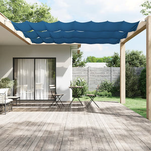 Senkrechtmarkise Blau 100x360 cm Oxford-Gewebe