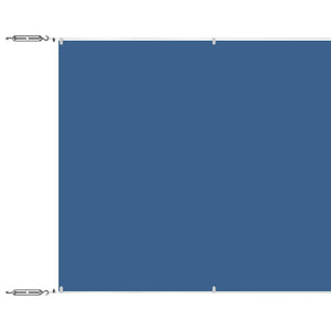 Senkrechtmarkise Blau 100x600 cm Oxford-Gewebe