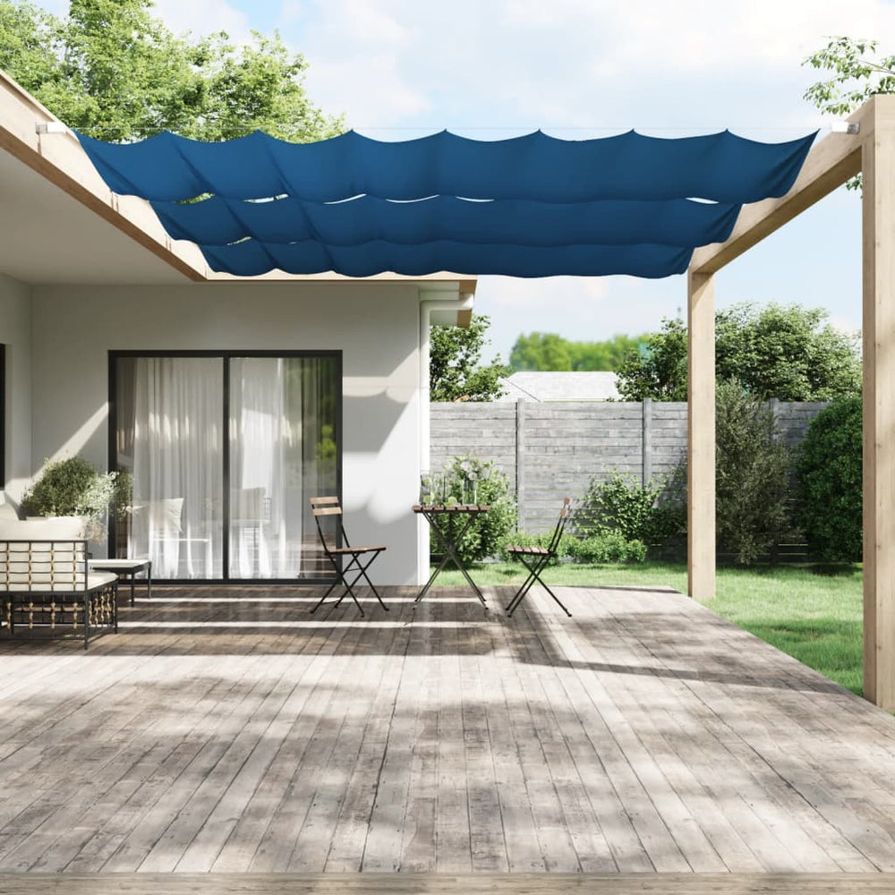 vidaXL Vertical Blind Blue 140x420 cm Oxford Fabric