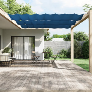 Senkrechtmarkise Blau 140x420 cm Oxford-Gewebe