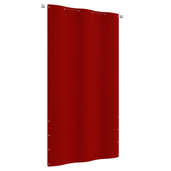 Balkon-Sichtschutz Rot 120x240 cm Oxford-Gewebe