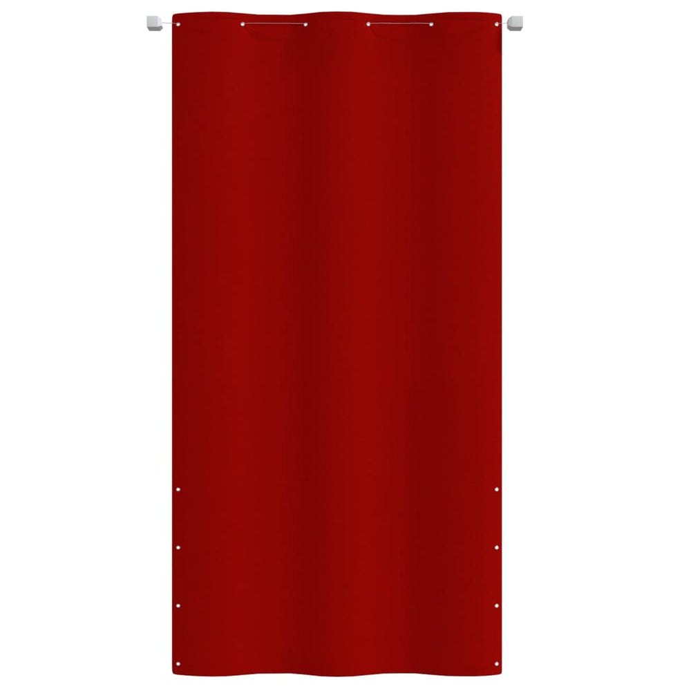 Balkon-Sichtschutz Rot 120x240 cm Oxford-Gewebe