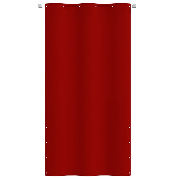 Balkon-Sichtschutz Rot 120x240 cm Oxford-Gewebe
