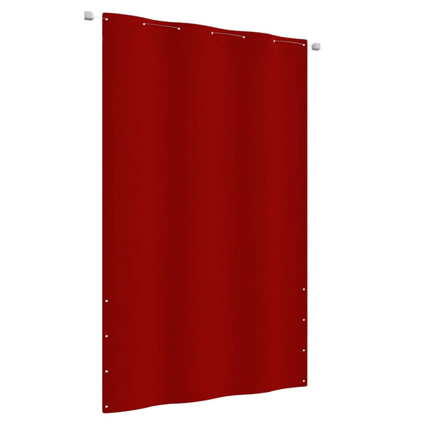 Balkon-Sichtschutz Rot 140x240 cm Oxford-Gewebe