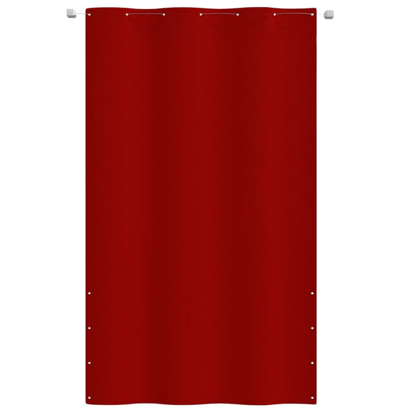 Balkon-Sichtschutz Rot 140x240 cm Oxford-Gewebe