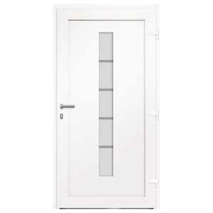 Haustür Aluminium und PVC Anthrazit 100x200 cm