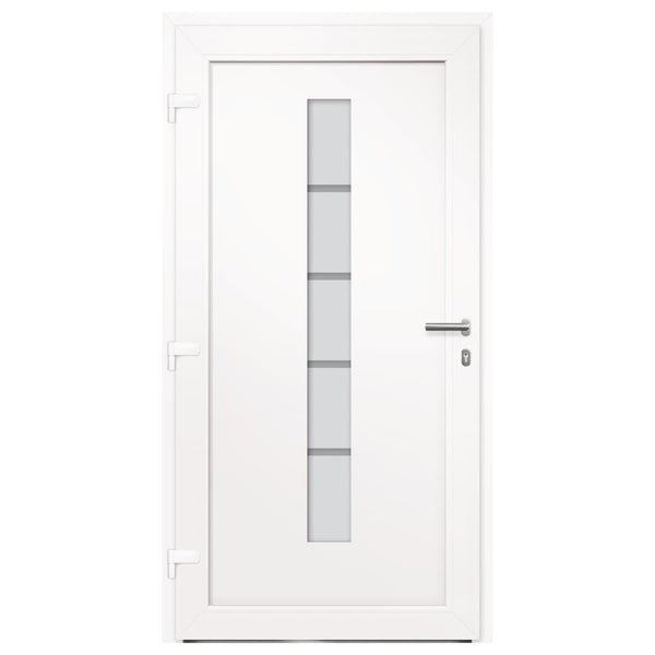 Haustür Aluminium und PVC Anthrazit 100x210 cm