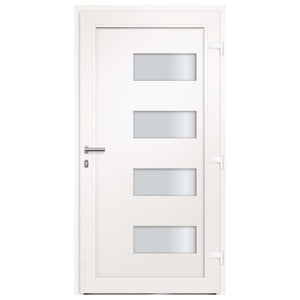 Haustür Aluminium und PVC Anthrazit 100x210 cm