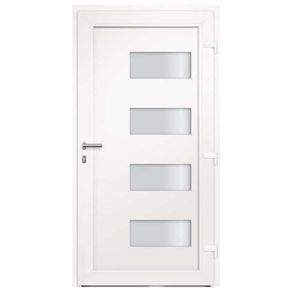 Haustür Aluminium und PVC Anthrazit 100x210 cm