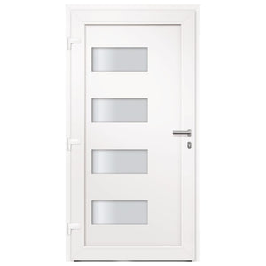 Haustür Aluminium und PVC Anthrazit 110x210 cm
